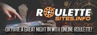 A person plays roulette live online at home